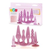 Try-Curious Anal Plug Kit (Pink) – Body-Safe TPR Plug Set Default Title > Anal Range > Butt Plug Kits